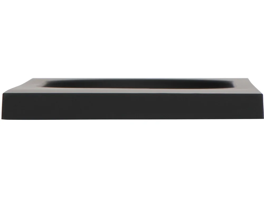 Беспроводное настольное зарядное устройство Glide с подсветкой soft-touch черный - фото 4