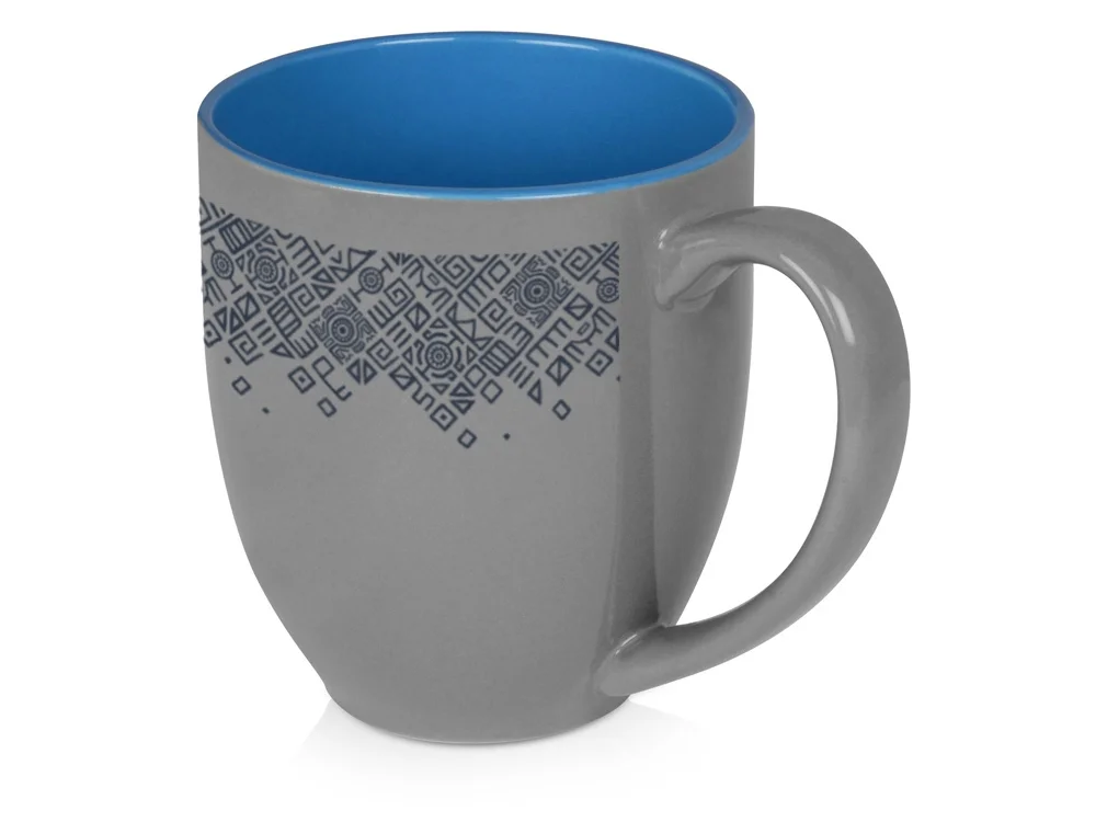 Кружка «Gracy», серый/голубой, 450 мл - фото 2