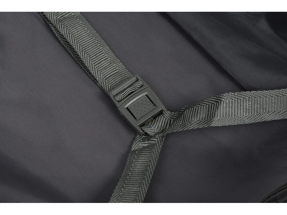 Чемодан прозрачный «Visit»  со сменной вставкой, серый/прозрачный - фото 13