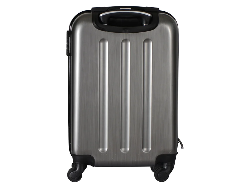 Чемодан прозрачный «Visit»  со сменной вставкой, серый/прозрачный - фото 3