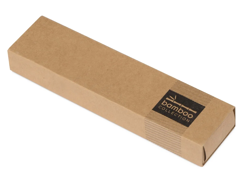 Набор Bamboo: шариковая ручка и механический карандаш натуральный - фото 6