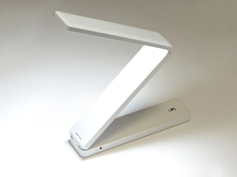 Складывающаяся настольная LED лампа Stack белый - фото 4