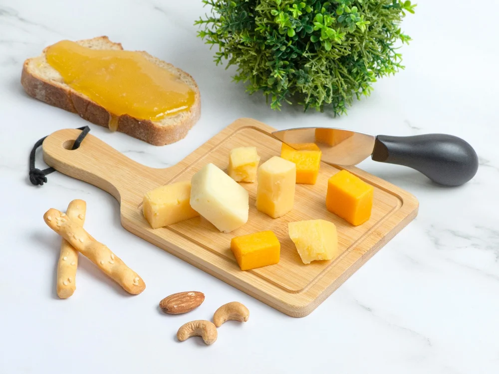 Набор для сыра из бамбука Pecorino светло-коричневый - фото 3