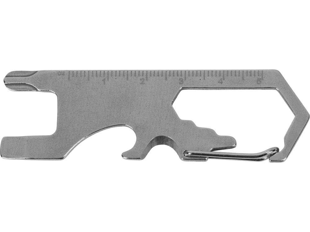 Мультиинструмент Carabiner серебристый - фото 2