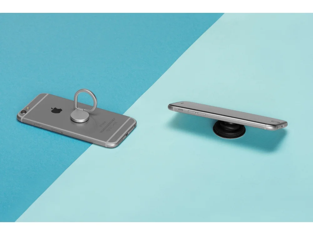 Держатель для телефона металлический Spot серебристый - фото 8