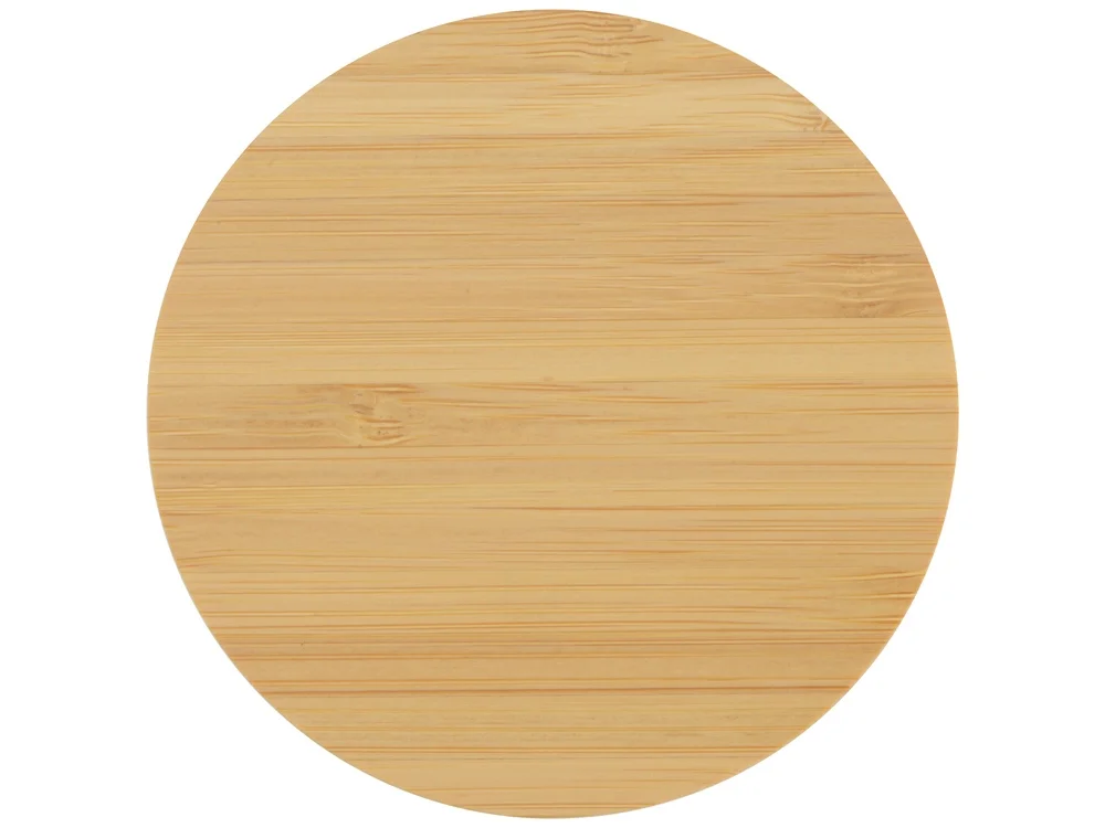 Беспроводное зарядное устройство из бамбука Cap натуральный - фото 3