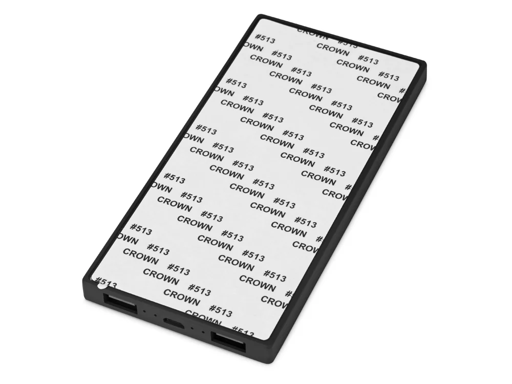 Внешний аккумулятор Render с закаленным стеклом 5000 mAh черный - фото 2