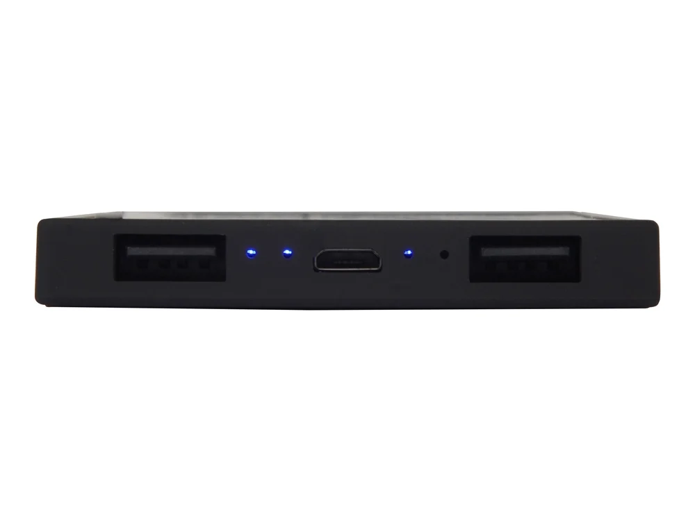 Внешний аккумулятор Render с закаленным стеклом 5000 mAh черный - фото 6