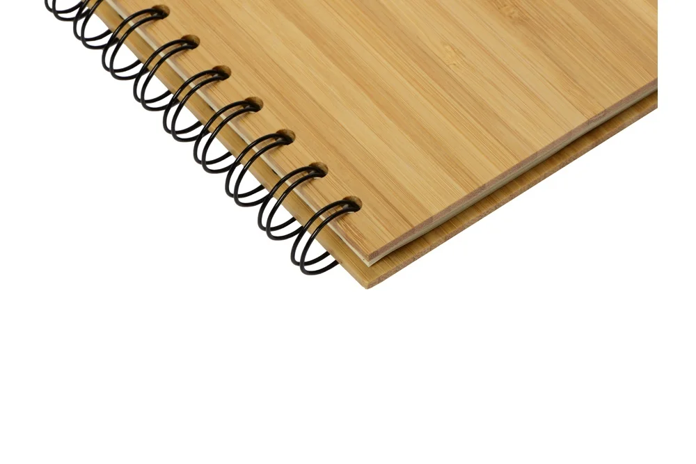 Блокнот Bamboo tree с ручкой бежевый - фото 5