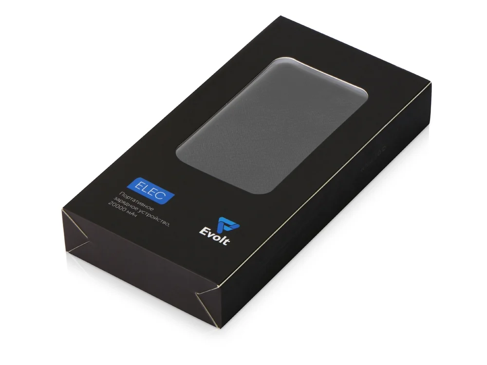 Внешний аккумулятор Elec 20000 mAh черный - фото 9