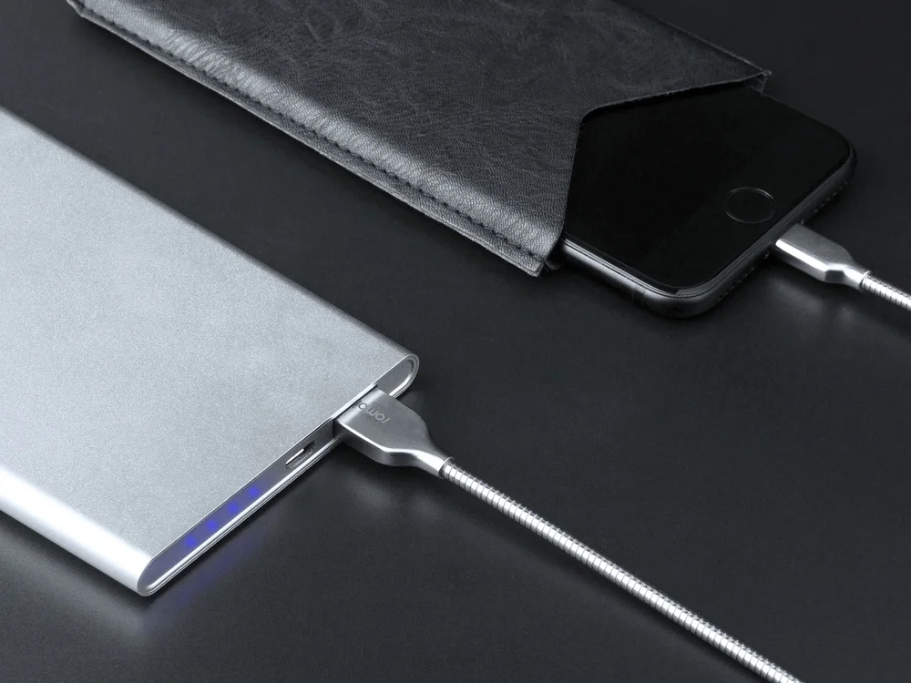 Внешний аккумулятор NEO AX70L 7000 mAh серебристый - фото 6