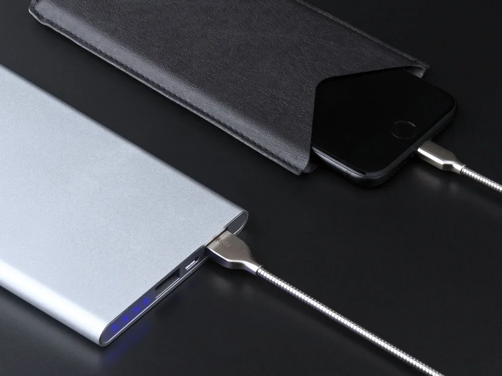 Внешний аккумулятор NEO AX100L 10000 mAh серебристый - фото 7