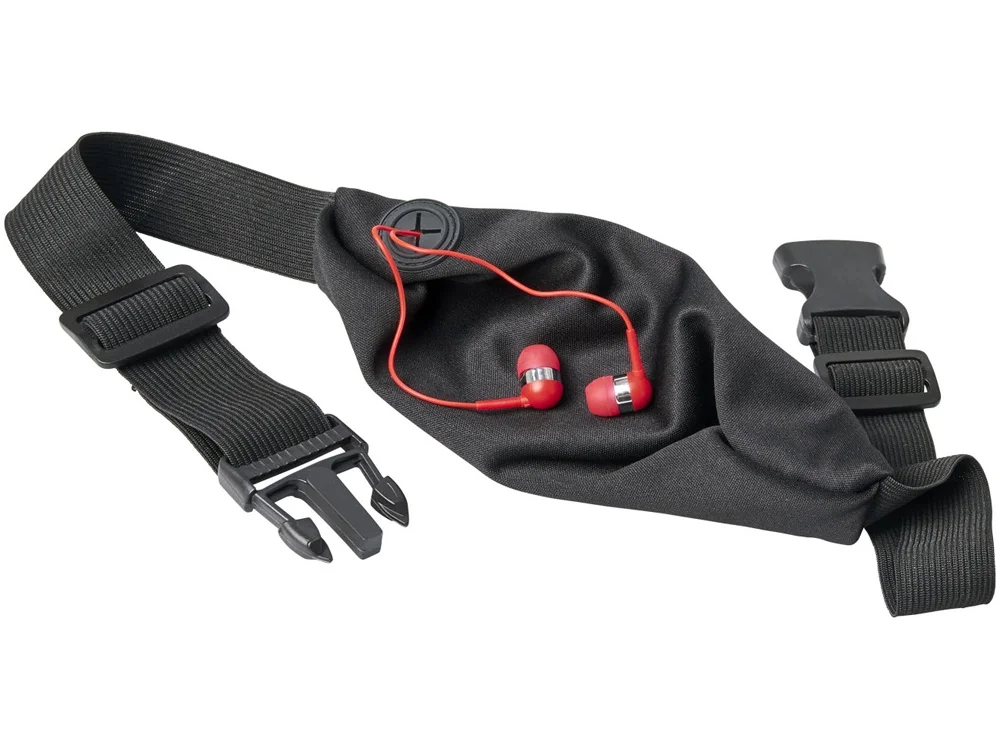 Сумка на пояс «Nicolas», красный/черный - фото 3