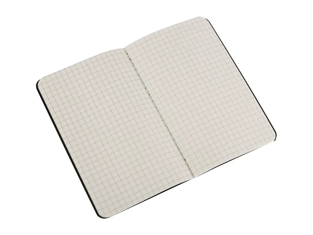 Записная книжка Moleskine Cahier Pocket в клетку А5 черный A5 - фото 2