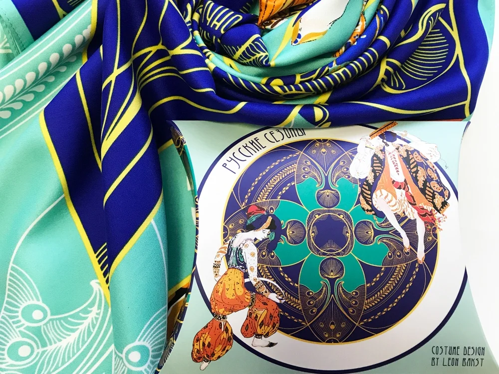 Платок «Русские сезоны. Леон Бакст», разноцветный - фото 4