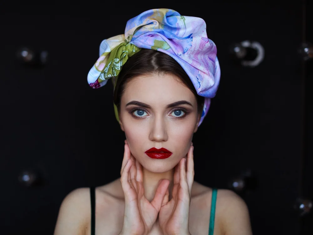 Платок Я горожанка разноцветный - фото 3