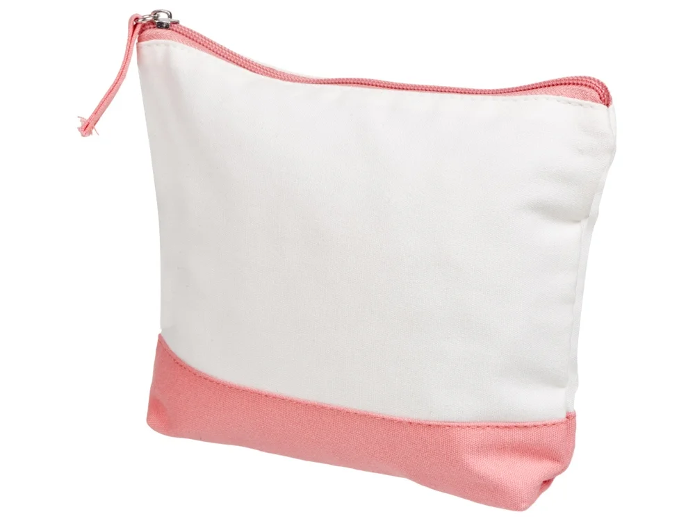 Косметичка хлопковая «Cotton», белый/пыльно-розовый - фото 2