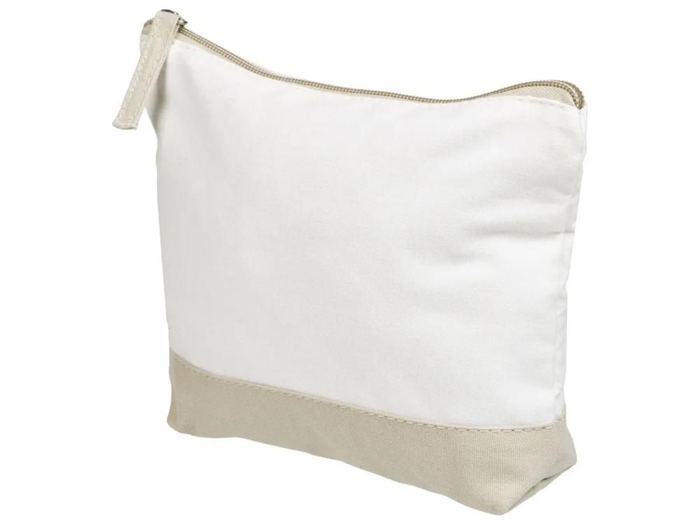 Косметичка хлопковая Cotton белый/бежевый - фото 2
