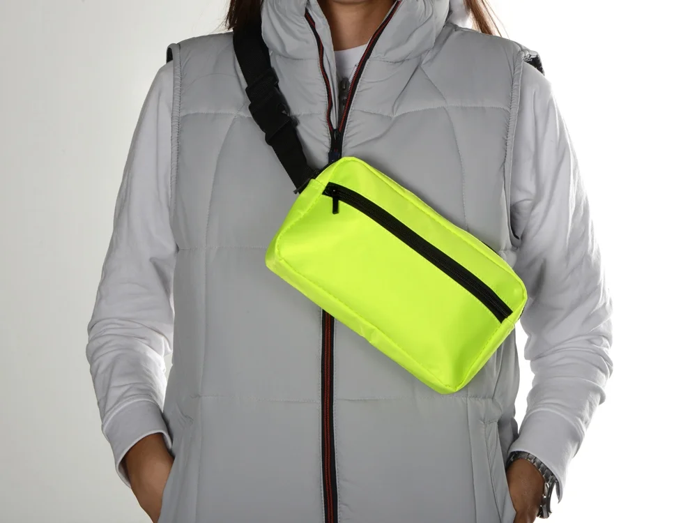 Cумка на пояс Flossy, неоновый зеленый - фото 7