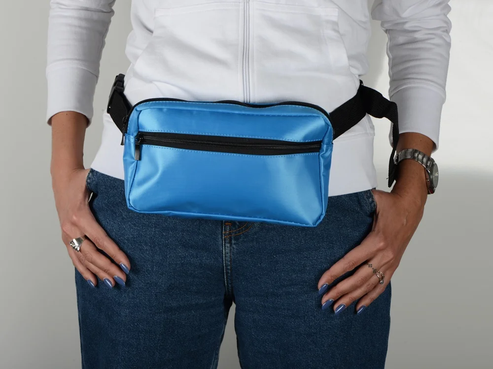 Cумка на пояс Flossy, неоновый голубой - фото 6