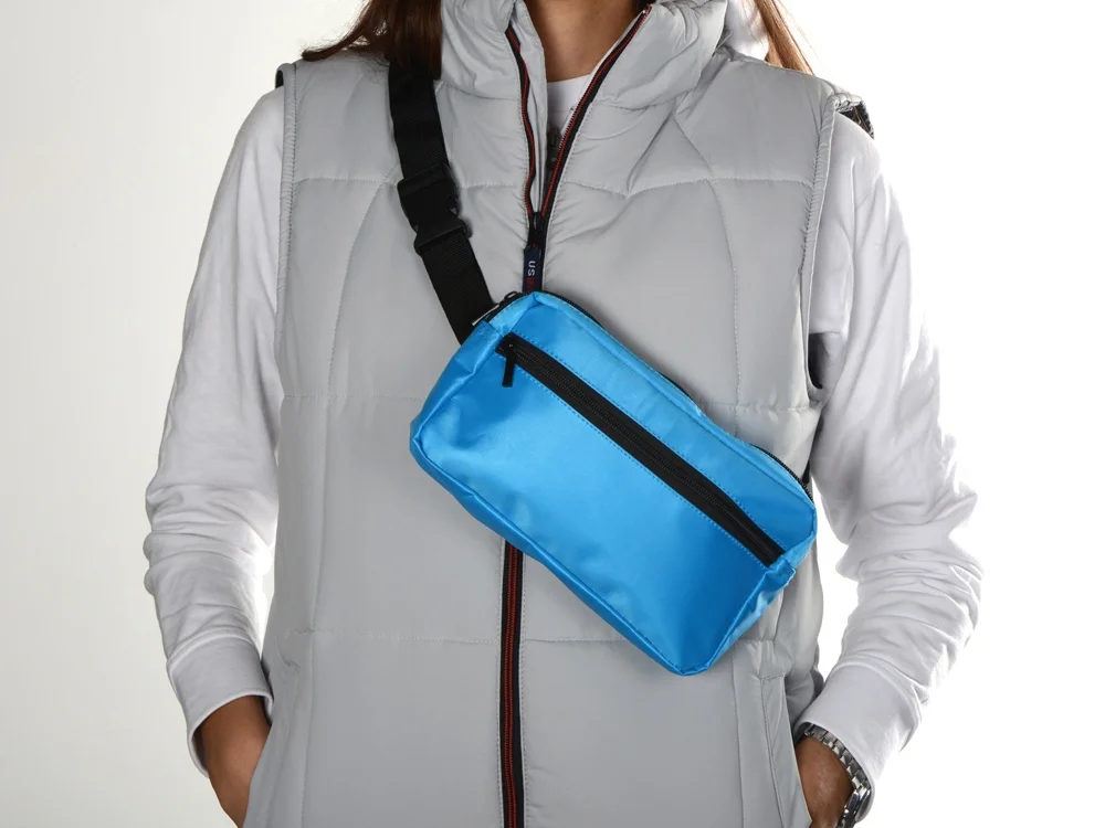 Cумка на пояс Flossy, неоновый голубой - фото 7