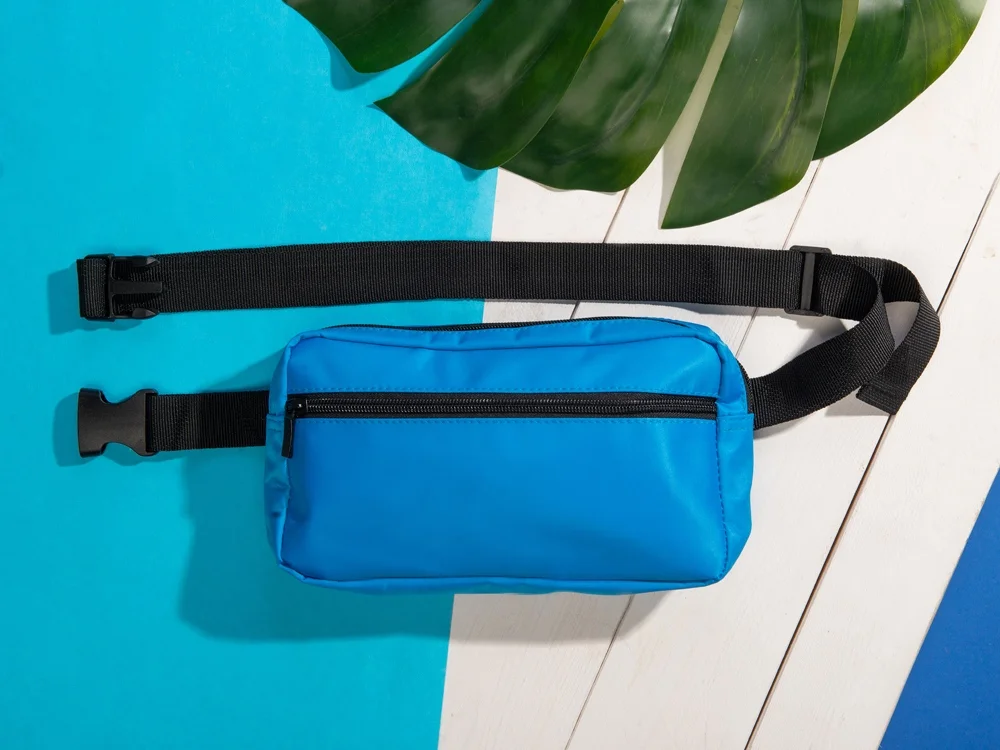 Cумка на пояс Flossy, неоновый голубой - фото 8