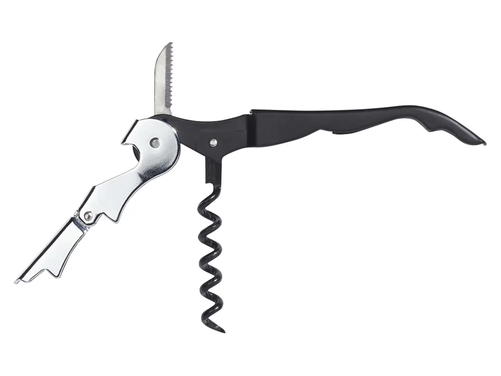 Подарочный набор для вина Delphin прозрачный серебристый коричневый 2 х 180 - фото 4