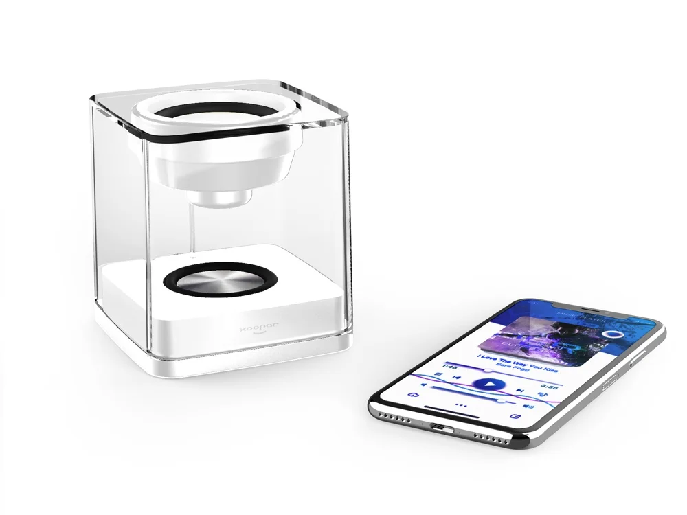 Портативная колонка «iLO Speaker», 10 Вт, белый, прозрачный - фото 14