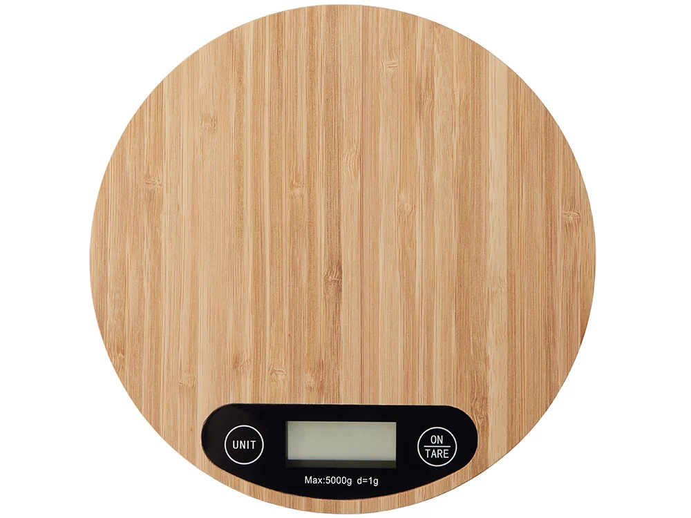 Бамбуковые кухонные весы Scale натуральный - фото 2