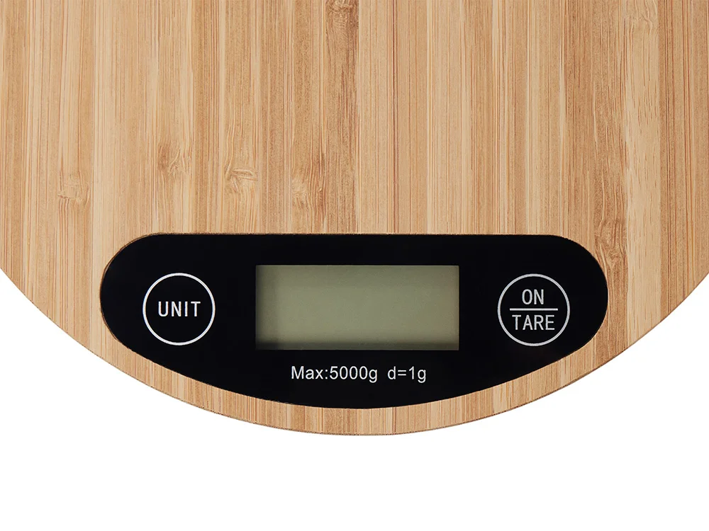 Бамбуковые кухонные весы Scale натуральный - фото 4
