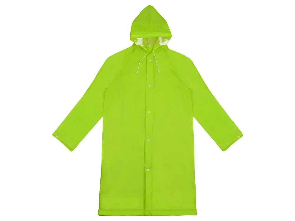 Дождевик «Hawaii» c чехлом унисекс, зеленое яблоко, XS-S - фото 3