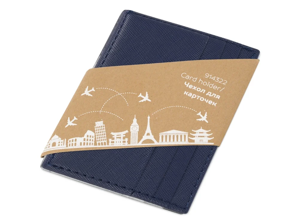Чехол для карточек и купюр «Weekend», темно-синий - фото 7