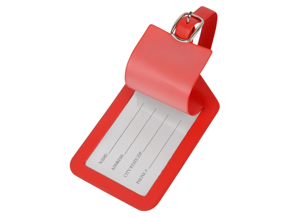 Багажная бирка Weekend красный - фото 2