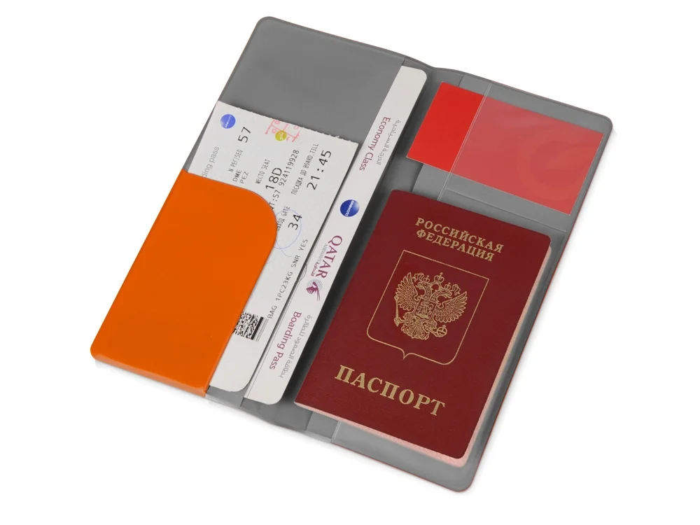 Дорожный органайзер Voyage 2.0 оранжевый/серый - фото 2