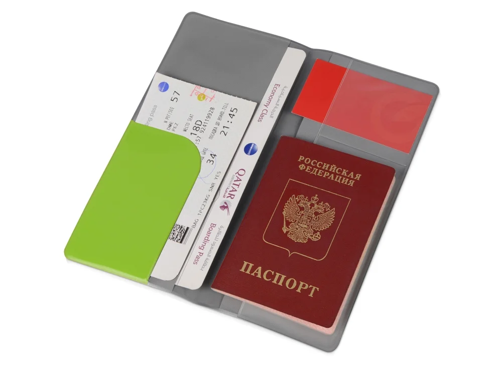 Дорожный органайзер «Voyage 2.0», зеленое яблоко/серый - фото 2