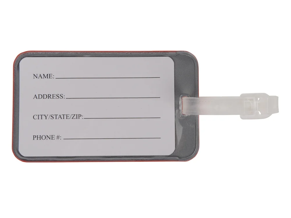 Багажная бирка Voyage 2.0 красный - фото 3