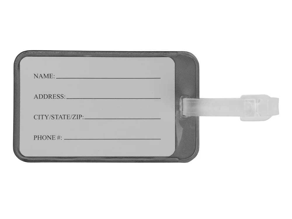 Багажная бирка «Voyage 2.0», серебристый - фото 3