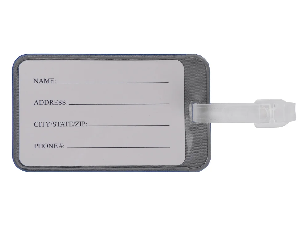 Багажная бирка «Voyage 2.0», синий - фото 3