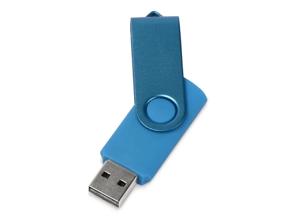 USB-флешка на 8 Гб Квебек Solid голубой 8Gb - фото 2