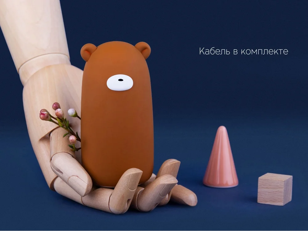 Внешний аккумулятор NEO Teddy 10000mAh коричневый - фото 5