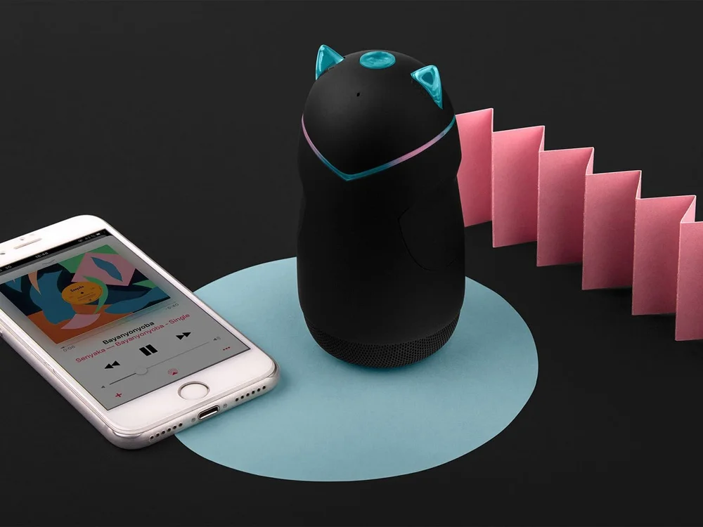 Портативная колонка TWS Mysound Kitty 1C черный - фото 7