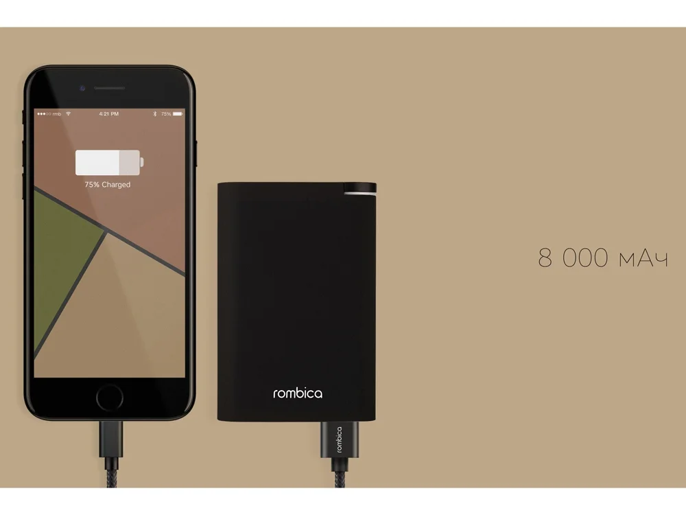 Внешний аккумулятор NEO Alfa Black 8000mAh черный - фото 11