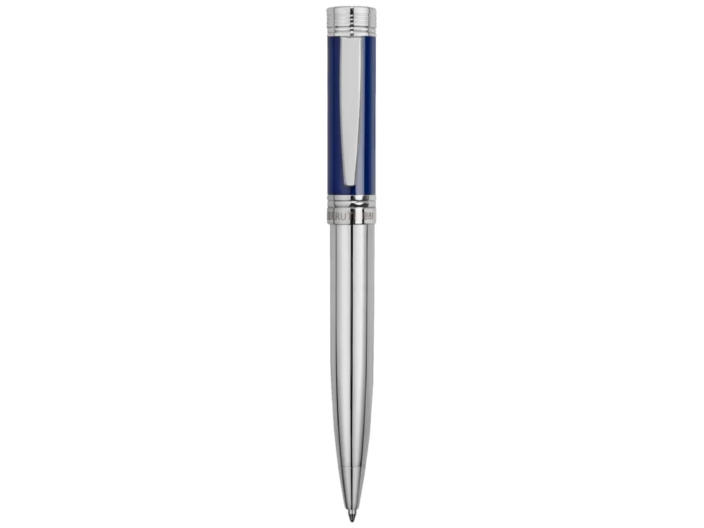 Ручка шариковая Zoom Classic Azur серебристый/синий - фото 2