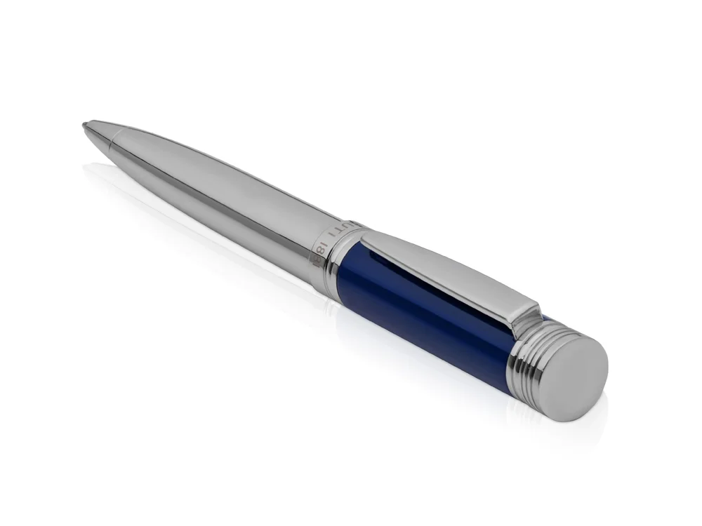 Ручка шариковая Zoom Classic Azur серебристый/синий - фото 4