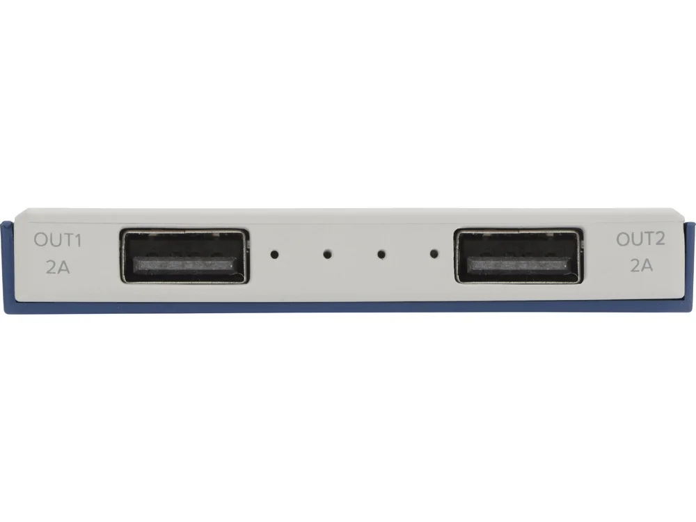 Внешний аккумулятор NEO NS100B 10000mAh серый/синий - фото 14