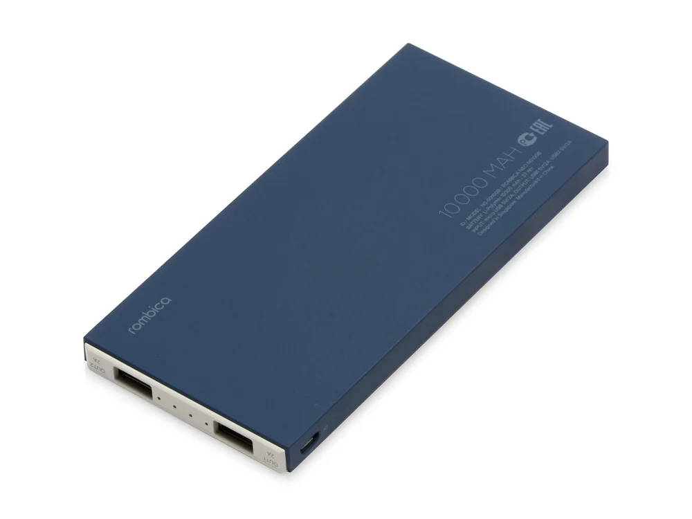 Внешний аккумулятор NEO NS100B 10000mAh серый/синий - фото 2