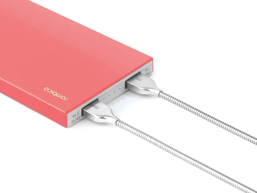 Внешний аккумулятор NEO NS100R 10000mAh серый/красный - фото 12