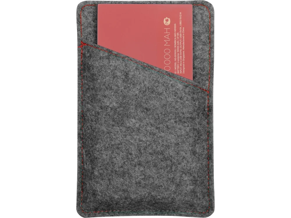 Внешний аккумулятор NEO NS100R 10000mAh серый/красный - фото 8