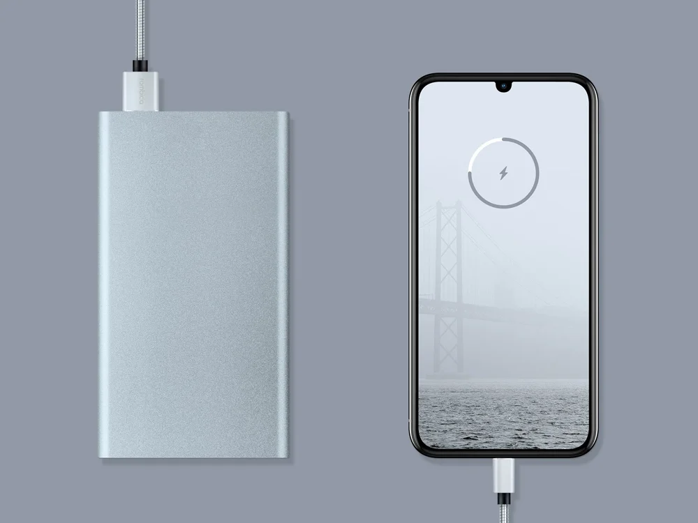 Внешний аккумулятор NEO AX70S 7000mAh серебристый - фото 13