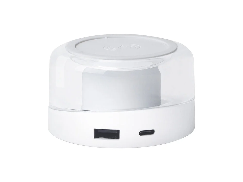 Док-станция с беспроводной зарядкой «iLO Wireless Dock», белый - фото 3